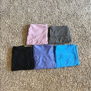 Set of 5 Under Armor Leggings